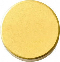 Kyocera - RNM42 Grade KBN900 CBN Turning Insert - TiN Finish, Round, 1/2" Inscr Circle, 1/8" Thick - Exact Tool & Supply