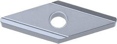 Kyocera - VNGG330.5 Grade PV720 Cermet Turning Insert - TiCN (Megacoat Nano) Finish, 35° Diamond, 3/8" Inscr Circle, 3/16" Thick, 0.008" Corner Radius - Exact Tool & Supply