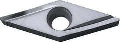 Kyocera - VBGT331 Y Grade PR1005 Carbide Turning Insert - TiCN Finish, 35° Diamond, 3/8" Inscr Circle, 3/16" Thick, 1/64" Corner Radius - Exact Tool & Supply