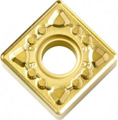 Kyocera - SNMG433 MS Grade CA6525 Carbide Turning Insert - TiCN/Al2O3/TiN Finish, 90° Square, 1/2" Inscr Circle, 3/16" Thick, 3/64" Corner Radius - Exact Tool & Supply