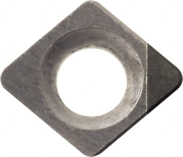 Kyocera - CCMW32.51 Grade KBN510 CBN Turning Insert - Uncoated, 80° Diamond, 3/8" Inscr Circle, 5/32" Thick, 1/64" Corner Radius - Exact Tool & Supply