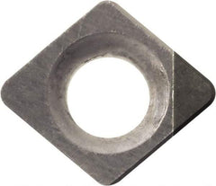 Kyocera - CCMW32.51 Grade KBN510 CBN Turning Insert - Uncoated, 80° Diamond, 3/8" Inscr Circle, 5/32" Thick, 1/64" Corner Radius - Exact Tool & Supply