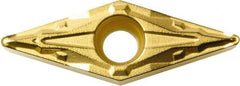 Kyocera - VBMT333 PP Grade CA530 Carbide Turning Insert - TiCN/Al2O3/TiN Finish, 35° Diamond, 3/8" Inscr Circle, 3/16" Thick, 3/64" Corner Radius - Exact Tool & Supply