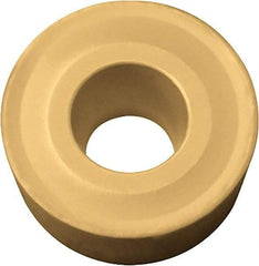 Kyocera - RCMX1003M0 Grade TN60 Cermet Turning Insert - Uncoated, Round, 10mm Inscr Circle, 1/8" Thick - Exact Tool & Supply