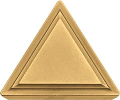Kyocera - TPMR322 Grade CA6525 Carbide Turning Insert - TiCN/Al2O3/TiN Finish, 60° Triangle, 3/8" Inscr Circle, 1/8" Thick, 1/32" Corner Radius - Exact Tool & Supply