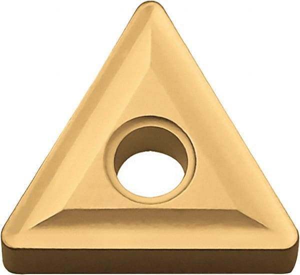 Kyocera - TNMG431 Grade CA4515 Carbide Turning Insert - TiCN/Al2O3 Finish, 60° Triangle, 1/2" Inscr Circle, 3/16" Thick, 1/64" Corner Radius - Exact Tool & Supply