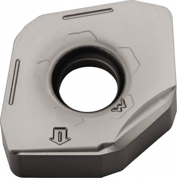 Kyocera - PNEU1205 W Grade PR1510 Carbide Milling Insert - Megacoat Nano Finish, 5.56mm Thick - Exact Tool & Supply