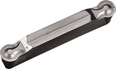 Kyocera - 4020GDM CM Grade PR1535, 4mm Cutting Width Carbide Grooving Insert - Neutral, 2mm Corner Radius, Megacoat Nano Finish - Exact Tool & Supply