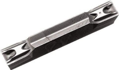 Kyocera - 3020GDM GL Grade PR1215, 3mm Cutting Width Carbide Grooving Insert - Neutral, 0.2mm Corner Radius, Megacoat Finish - Exact Tool & Supply