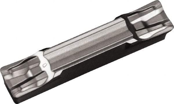 Kyocera - 4020GDFM GM Grade PR1225, 4mm Cutting Width Carbide Grooving Insert - Neutral, 0.4mm Corner Radius, Megacoat Finish - Exact Tool & Supply