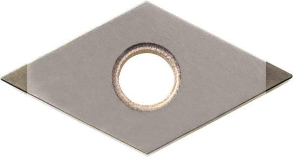 Kyocera - DNGA432 Grade KBN60M CBN Turning Insert - Megacoat Finish, 55° Diamond, 1/2" Inscr Circle, 3/16" Thick, 1/32" Corner Radius - Exact Tool & Supply