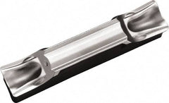 Kyocera - 4020GDFM DM Grade TN90, 4mm Cutting Width Cermet Grooving Insert - Neutral, 0.4mm Corner Radius, TiCN/NbC Finish - Exact Tool & Supply