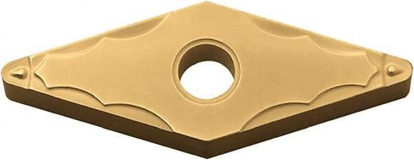 Kyocera - VNMG331 GP Grade CA530 Carbide Turning Insert - TiCN/Al2O3/TiN Finish, 35° Diamond, 3/8" Inscr Circle, 3/16" Thick, 1/64" Corner Radius - Exact Tool & Supply