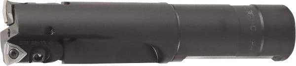Kyocera - 2-3/4" Max Drill Depth, 1.46" Diam, Indexable Insert Drill - 2 Inserts, 1-1/4" Shank Diam, Whistle Notch Shank - Exact Tool & Supply