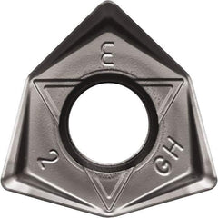 Kyocera - WNMU080608 GH Grade PR1510 Carbide Milling Insert - Megacoat Nano Finish, 6.65mm Thick, 0.8mm Corner Radius - Exact Tool & Supply