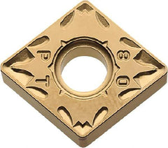 Kyocera - CNMG432 PT Grade CA525 Carbide Turning Insert - TiCN/Al2O3/TiN Finish, 80° Diamond, 1/2" Inscr Circle, 3/16" Thick, 1/32" Corner Radius - Exact Tool & Supply