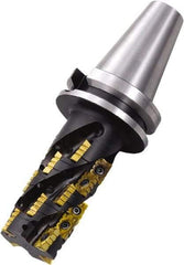 Kyocera - 16 Inserts, 80mm Cut Diam, 18mm Arbor Diam, 90mm Max Depth of Cut, Indexable Square-Shoulder Face Mill - 90° Lead Angle, 115mm High, APMT 2506 Insert Compatibility - Exact Tool & Supply