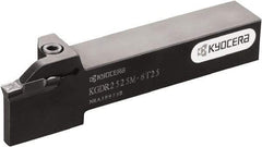 Kyocera - KGD, External, Right Hand, 15.0114mm Max Depth of Cut, 6 to 6mm Groove Width, Indexable Grooving Tool Holder - Multiple Insert Compatibility, 1" Shank Height, 1" Shank Width, 5.9" OAL - Exact Tool & Supply