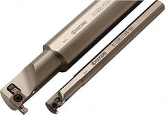 Kyocera - Sige, Internal, Right Hand, 0.255" Max Depth of Cut, 0.039 to 0.197" Groove Width, Indexable Grooving Tool Holder - Multiple Insert Compatibility, 0.96" Shank Width, 7.88" OAL, Through Coolant - Exact Tool & Supply