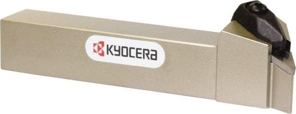Kyocera - DVPN, Right Hand Cut, 117.50° Lead Angle, 20mm Shank Height x 20mm Shank Width, Negative Rake Indexable Turning Toolholder - 125mm OAL, VN.. 33 Insert Compatibility, Series DVPN - Exact Tool & Supply
