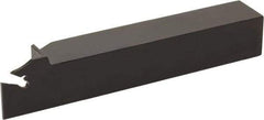Kyocera - KTKHR, Right Hand Cut, 0.65" Max Depth of Cut, 1.3" Max Workpc Diam, TKN 2(-P), TKN 2.4, TKR/L 2(-P), TKR/L 2.4 Insert, Indexable Cutoff Toolholder - 6" OAL, 1/2" Shank Height, 5.3" Shank Length - Exact Tool & Supply
