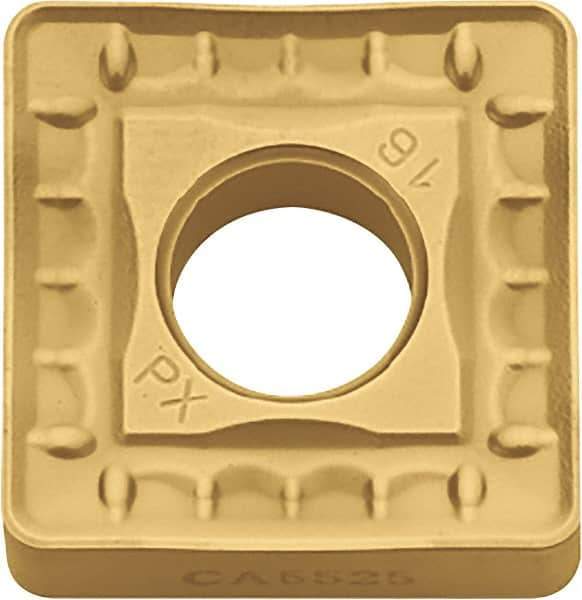 Kyocera - SNMM432 PX Grade CA530 Carbide Turning Insert - TiCN/Al2O3/TiN Finish, 90° Square, 1/2" Inscr Circle, 3/16" Thick, 1/32" Corner Radius - Exact Tool & Supply