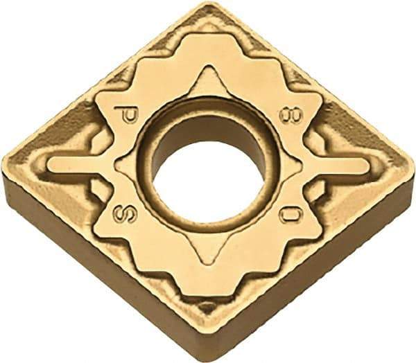 Kyocera - CNMG544 PS Grade CA530 Carbide Turning Insert - TiCN/Al2O3/TiN Finish, 80° Diamond, 5/8" Inscr Circle, 1/4" Thick, 1/16" Corner Radius - Exact Tool & Supply