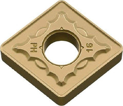 Kyocera - CNMG644 PH Grade CA525 Carbide Turning Insert - TiCN/Al2O3/TiN Finish, 80° Diamond, 3/4" Inscr Circle, 1/4" Thick, 1/16" Corner Radius - Exact Tool & Supply