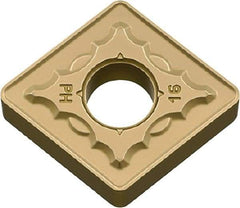 Kyocera - CNMG433 PH Grade CA525 Carbide Turning Insert - TiCN/Al2O3/TiN Finish, 80° Diamond, 1/2" Inscr Circle, 3/16" Thick, 3/64" Corner Radius - Exact Tool & Supply