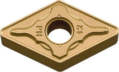 Kyocera - DNMG432 PH Grade CA515 Carbide Turning Insert - TiCN/Al2O3/TiN Finish, 55° Diamond, 1/2" Inscr Circle, 3/16" Thick, 1/32" Corner Radius - Exact Tool & Supply