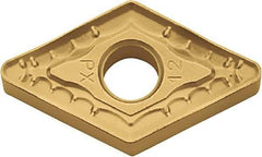 Kyocera - DNMM433 PX Grade CA530 Carbide Turning Insert - TiCN/Al2O3/TiN Finish, 55° Diamond, 1/2" Inscr Circle, 3/16" Thick, 3/64" Corner Radius - Exact Tool & Supply