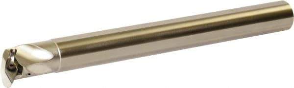 Kyocera - 1.24" Min Bore Diam, 12" OAL, 1" Shank Diam, A-SVPC(B)-AE Indexable Boring Bar - 2.008" Max Bore Depth, VBET 33.., VBGT 33.., VBGW 33.., VBMT 33.., VCGT 33.. Insert, Screw Holding Method - Exact Tool & Supply