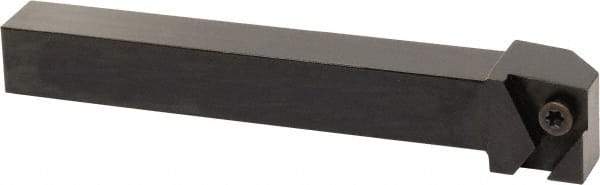 Kyocera - KTGF, External, Right Hand, 2.5mm Max Depth of Cut, 0.33 to 2.5mm Groove Width, Indexable Grooving Tool Holder - TGF32.. Insert Compatibility, 12mm Shank Height, 12mm Shank Width, 85mm OAL - Exact Tool & Supply