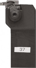 Kyocera - GFVT, External, Left Hand, 0.18" Max Depth of Cut, 2.4892 to 5.9944mm Groove Width, Indexable Grooving Tool Holder - GVF... B, GVF... BR Insert Compatibility, 3/4" Shank Height, 3/4" Shank Width, 5" OAL - Exact Tool & Supply