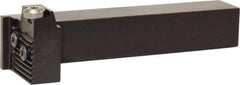 Kyocera - KGDS, External, Right Hand, 10mm Max Depth of Cut, 1.5 to 1.5mm Groove Width, Indexable Grooving Tool Holder - Multiple Insert Compatibility, 16mm Shank Height, 16mm Shank Width, 120mm OAL - Exact Tool & Supply