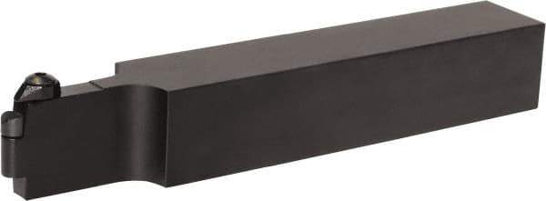 Kyocera - CRDC, Neutral Cut, 90° Lead Angle, 1" Shank Height x 1" Shank Width, Positive Rake Indexable Turning Toolholder - 8" OAL, RC..102.. Insert Compatibility, Series CRDC - Exact Tool & Supply