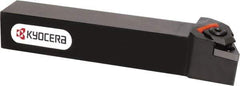 Kyocera - WTJN, Left Hand Cut, 93° Lead Angle, 25mm Shank Height x 25mm Shank Width, Negative Rake Indexable Turning Toolholder - 150mm OAL, TN.. 33.. Insert Compatibility, Series WTJN - Exact Tool & Supply