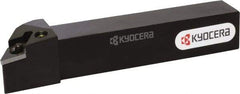 Kyocera - PDJN, Right Hand Cut, 93° Lead Angle, 3/4" Shank Height x 3/4" Shank Width, Negative Rake Indexable Turning Toolholder - 4-1/2" OAL, DN.. 33.. Insert Compatibility, Series PDJN - Exact Tool & Supply