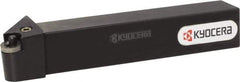 Kyocera - PRGN, Right Hand Cut, 90° Lead Angle, 20mm Shank Height x 20mm Shank Width, Negative Rake Indexable Turning Toolholder - 125mm OAL, RN.. 32.. Insert Compatibility, Series PRGN - Exact Tool & Supply