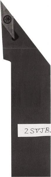 Kyocera - SVJB, Left Hand Cut, 93° Lead Angle, 12mm Shank Height x 12mm Shank Width, Neutral Rake Indexable Turning Toolholder - 120mm OAL, VB.. 22.., VC.. 22.. Insert Compatibility, Series SVJB - Exact Tool & Supply