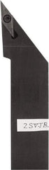 Kyocera - SVJB, Left Hand Cut, 93° Lead Angle, 12mm Shank Height x 12mm Shank Width, Neutral Rake Indexable Turning Toolholder - 120mm OAL, VB.. 22.., VC.. 22.. Insert Compatibility, Series SVJB - Exact Tool & Supply