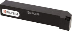 Kyocera - SCLC, Left Hand Cut, 95° Lead Angle, 25mm Shank Height x 25mm Shank Width, Neutral Rake Indexable Turning Toolholder - 150mm OAL, CC.. 325.. Insert Compatibility, Series SCLC - Exact Tool & Supply