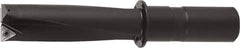 Kyocera - 2.16" Max Drill Depth, 0.734" Diam, Indexable Insert Drill - 2 Inserts, 5/8" Shank Diam, Whistle Notch Shank - Exact Tool & Supply