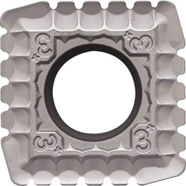 Kyocera - SPMT180616 NB3P Grade PR1230 Carbide Milling Insert - Megacoat Finish, 6.35mm Thick, 18mm Inscribed Circle - Exact Tool & Supply