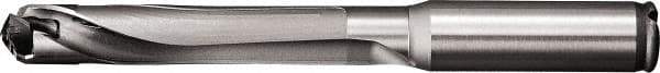 Kyocera - 200mm Max Drill Depth, 8xD, 24.99mm Diam, Indexable Insert Drill - 1 Insert, 25mm Shank Diam, Straight Shank - Exact Tool & Supply