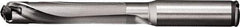 Kyocera - 51mm Max Drill Depth, 3xD, 16.99mm Diam, Indexable Insert Drill - 1 Insert, 18mm Shank Diam, Straight Shank - Exact Tool & Supply