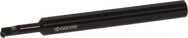 Kyocera - 0.62" Min Bore Diam, 6" OAL, 1/2" Shank Diam, S...SVJB Indexable Boring Bar - 1-1/4" Max Bore Depth, VBET 22.., VBGT 22.., VBGW 22.., VBMT 22.. Insert, Screw Holding Method - Exact Tool & Supply