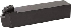 Kyocera - HSDN, Neutral Cut, 90° Lead Angle, 1-1/4" Shank Height x 1-1/4" Shank Width, Negative Rake Indexable Turning Toolholder - 6" OAL, SN.. 43.., SNG 45.., SNM 45.., SNU 45.. Insert Compatibility, Series HSDN - Exact Tool & Supply