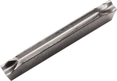 Kyocera - 2020GDM PF Grade PR1535, 2mm Cutting Width Carbide Grooving Insert - Neutral, 0.15mm Corner Radius, Megacoat Nano Finish - Exact Tool & Supply
