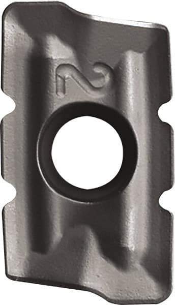 Kyocera - BDMT11T308 N2 Grade PR1225 Carbide Milling Insert - Megacoat Finish, 3.8mm Thick, 0.8mm Corner Radius - Exact Tool & Supply